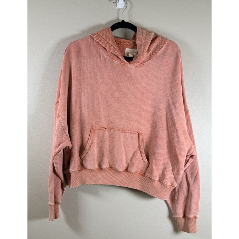 American Eagle Outfitters Washed Pink Hoodie Sweatshirt